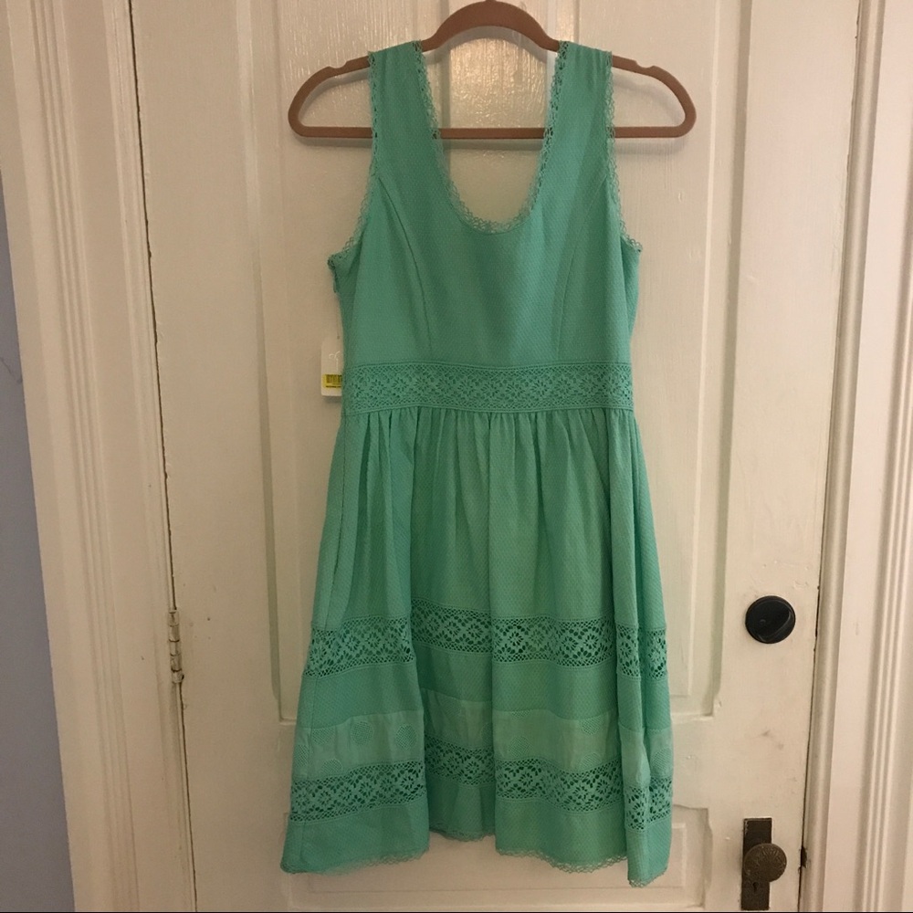 Jessica Simpson Mint Green Lace Dress - Picture 4 of 6